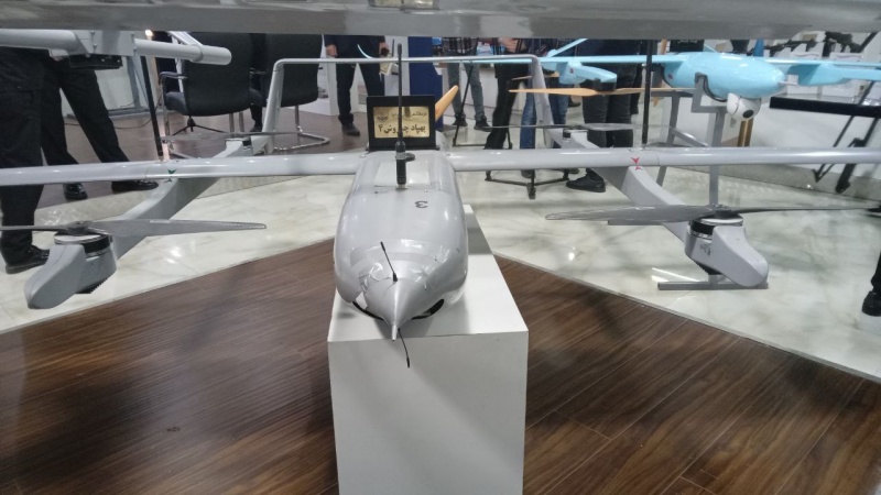  Iran: Navy unveils homegrown Chamrosh-4 VTOL drone, remotely operated vehicle 