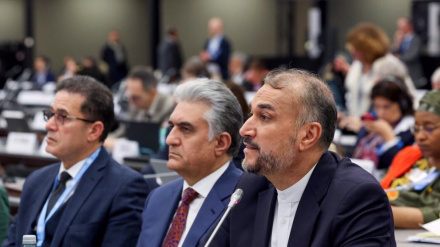 Iranischer Außenminister in Genf: Völkermord an Palästinensern bedroht Frieden und Sicherheit in der Welt