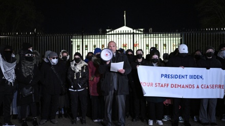  Biden administration staffers call for Gaza ceasefire at vigil outside White House 