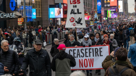 Демонстрация в поддержку Палестины в Мадриде
