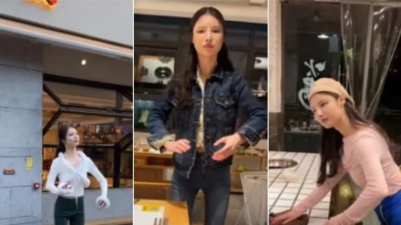 د چین په یوه هوټل کې د ګارسون حیرانوونکې دنده