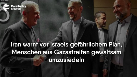 Iran warnt vor Israels gefährlichem Plan, Menschen aus Gazastreifen gewaltsam umzusiedeln