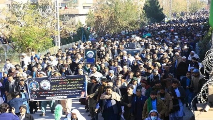 برگزاری مراسم خاکسپاری پیکر شهدای حمله تروریستی هرات