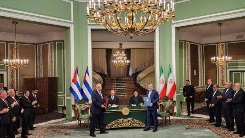 伊朗和古巴发表联合声明并签署7项双边合作文件