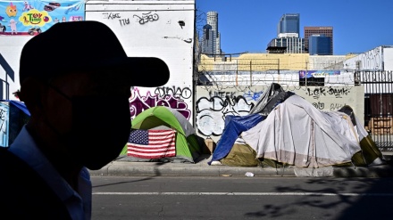 米ロサンゼルス、深刻化するホームレス問題