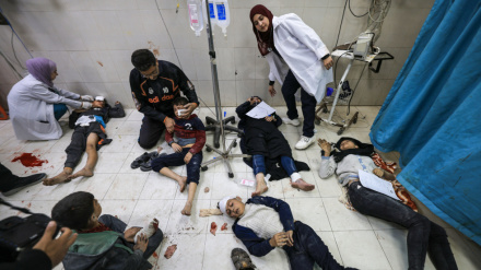 Israeli bulldozers 'buried Palestinians alive' inside tents in Gaza hospital, report says