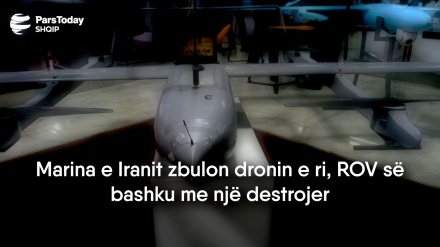 Marina e Iranit zbulon dronin e ri, ROV së bashku me një destrojer 