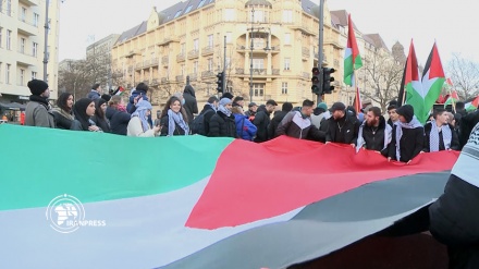 独・ベルリンで12週連続のパレスチナ支持デモ開催