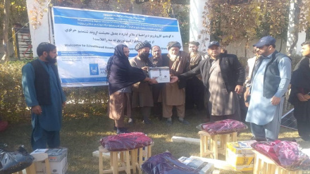 ننګرهار کې لسګونو میرمنو ته په کور دننه د کار کولو زمینه برابره شوه
