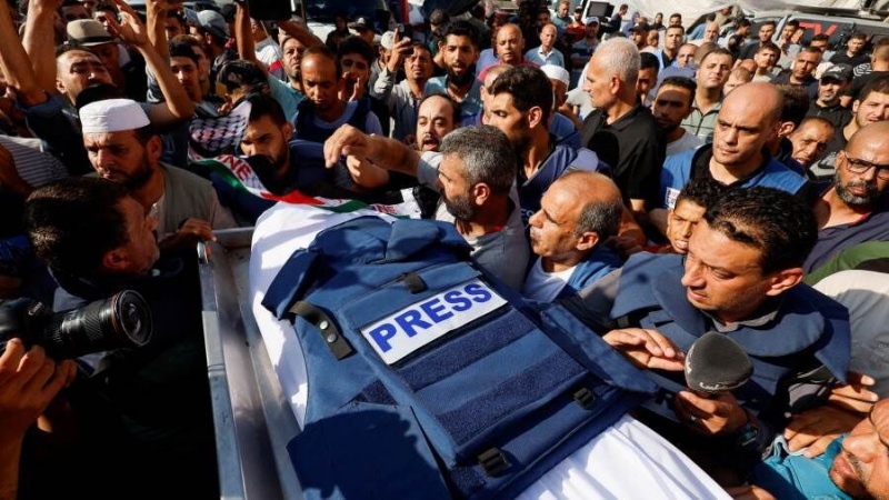 ガザでパレスチナ人記者1名が殉教