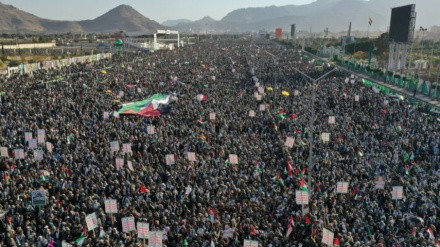 עשרות אלפים בתימן השתתפו בעצרת תמיכה בעזה