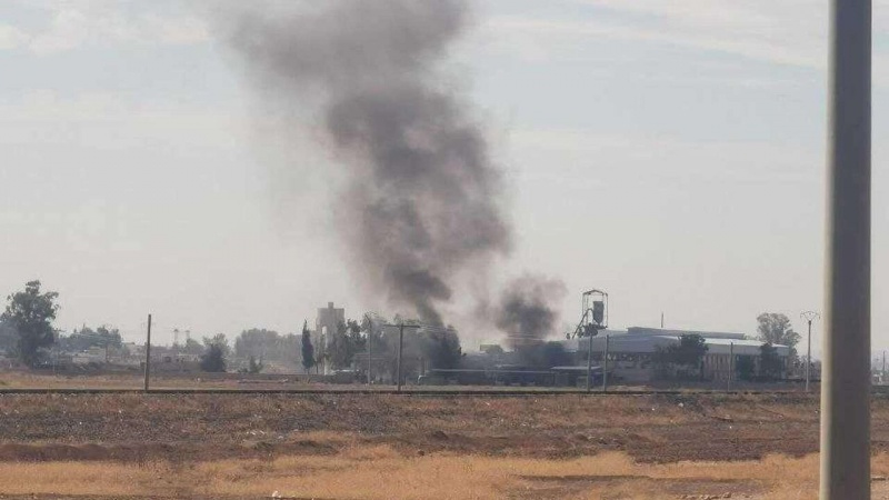 シリア領土内の違法米軍基地2か所に無人機攻撃
