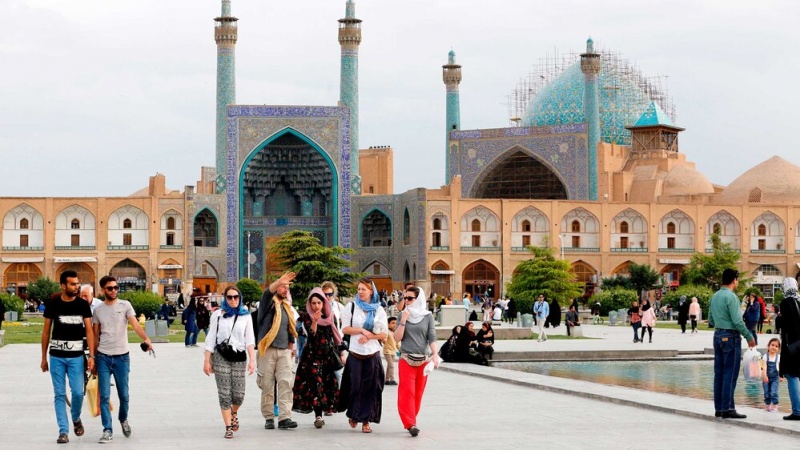 イランでの外国人観光客