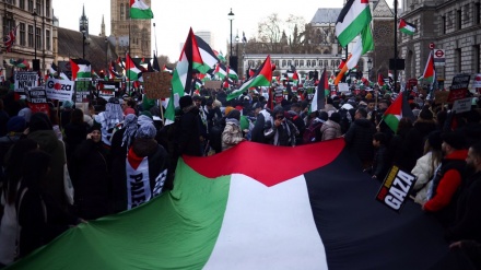 London rally: Thousands call for ceasefire in Gaza after UK abstained on UN vote