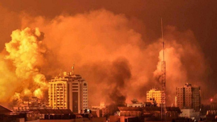 پر غزې د صهیونیسټ رژیم په حملو کې د لسګونو فلسطینیانو شهادت