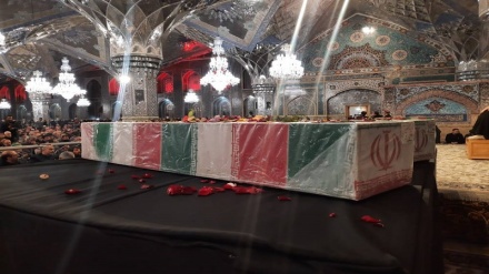 تشییع پیکر شهدای گمنام و شهدای امنیت در مشهد مقدس 