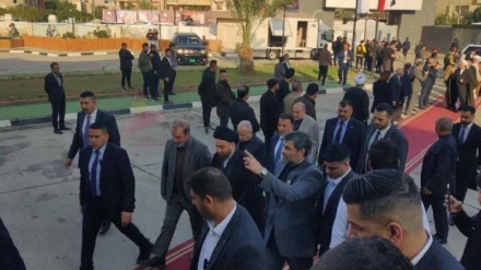 برگزاری مراسم سالگرد شهادت فرماندهان مقاومت در محل سفارت ایران در بغداد 
