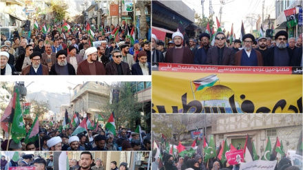 د پاکستان په کوېټه کې د لاریون شعارونه؛ مرګ په اسرائیلیانو