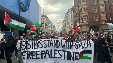 Mbështetësit e Palestinës protestojnë në kryeqytetin britanik