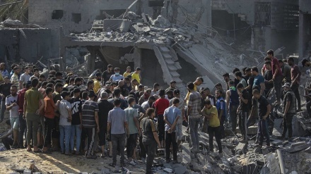犹太复国主义政权对加沙的疯狂袭击 短短几分钟内进行了 50 次空袭
