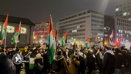 فیلم / تظاهرات ضدصهیونیستی حامیان فلسطین در سراسر آلمان