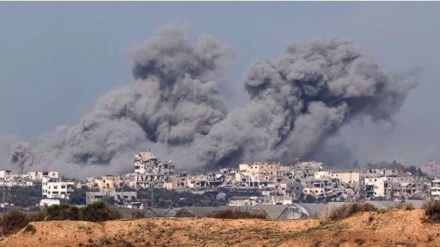 Сионистик режим қирувчи самолётлари Ғазо бўлгасини ваҳшиёна бомбардимон этмоқда 