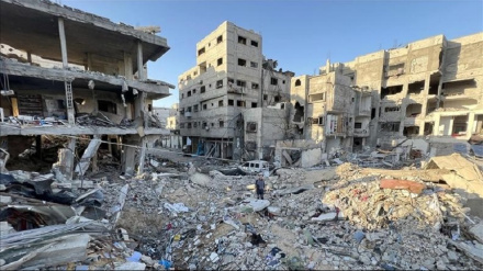 صهیونیست‌ها ۵۶ ساختمان مسکونی را در یک محله غزه منفجر کردند