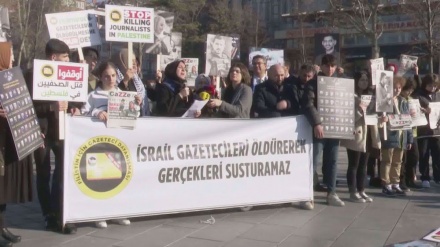  Journalists in Turkey stand in solidarity with Palestinian counterparts 