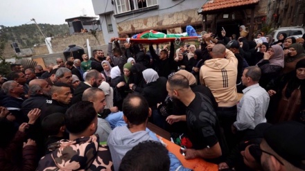 Funeral held for five Palestinians martyred in Israeli raid on West Bank refugee camp