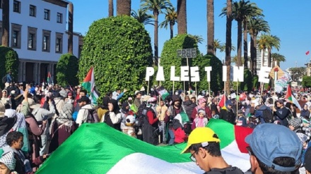 Maelfu washiriki kwenye maandamano ya Morocco ya kuunga mkono Palestina 