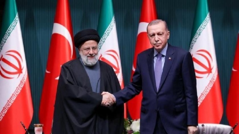 Presiden Iran Sayid Ebrahim Raisi dan Presiden Turki Recep Tayyip Erdogan