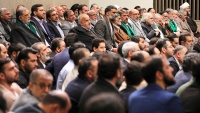 イランイスラム革命最高指導者のハーメネイー師とイラン市民の面会
