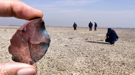 テヘラン州南部で原始人のいた痕跡を発見