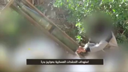 Siyonist rejimin askeri merkezlerinin hedef alındığı görüntüler
