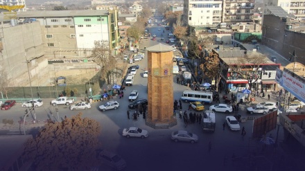 پایان کار بازسازی چهارراهی پل‌سرخ در کابل