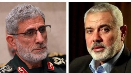 आईआरजीसी के कमांडर का हमास के प्रमुख के नाम संदेश