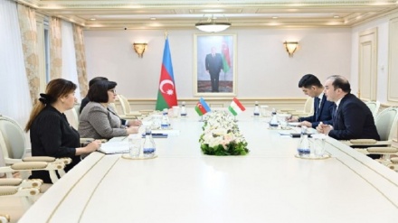 دیدار سفیر تاجیکستان در جمهوری آذربایجان با رئیس مجلس ملی این کشور