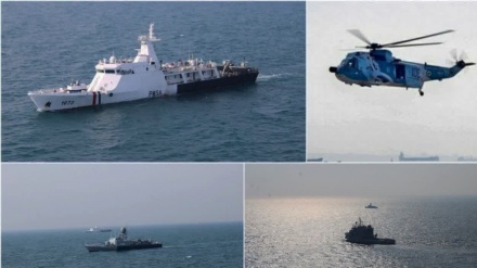 ईरान और पाकिस्तान की नौसेनाओं का संयुक्त सैन्य अभ्यास