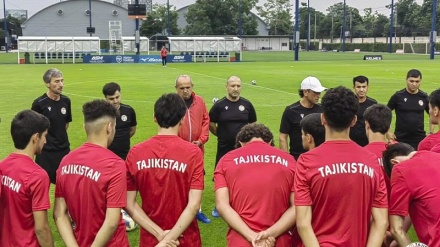 بازی دوستانه تیم ملی تاجیکستان با تیم هنگ کنگ