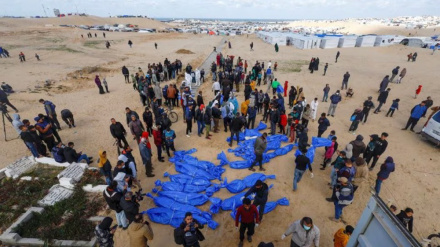 उत्तरी ग़ज़ा में नज़र आया ज़ायोनियों की दरिंदगी का दिल दहला देने वाला नज़ारा