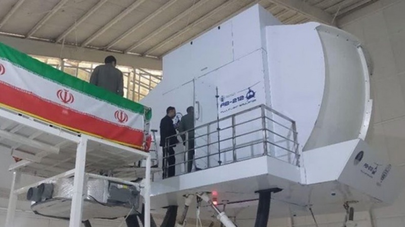 הצבא האיראני מציג סימולטור מפותח ביותר למסוקים AB_212