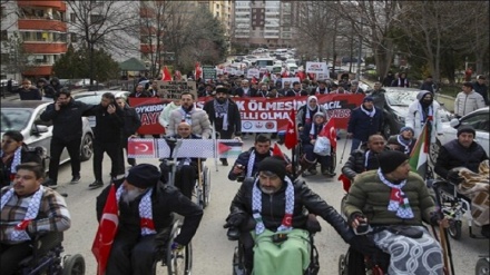 Türkiye'de Filistin için yürüyüş