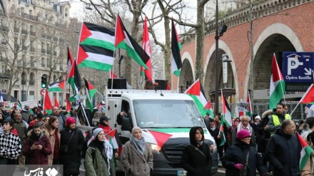 (FOTO) A Parigi in migliaia scendono in strada per il popolo di Gaza - 2