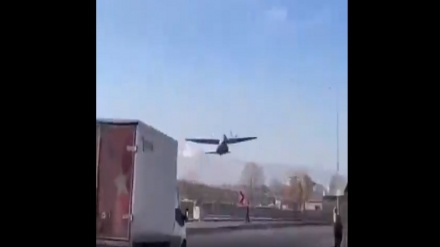 Kayseri'de Askeri uçak  acil iniş yaptı