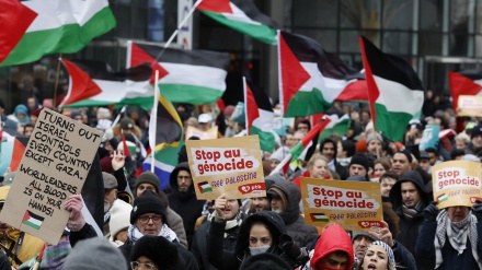 Sembilan Ribu Pro-Palestina Demonstrasi di Brussels