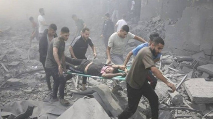ग़ज़ा पर ज़ायोनी सेना का हमला दर्जनों फ़िलिस्तीनी शहीद