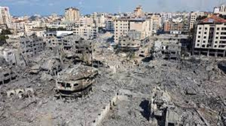 Il regime sionista ha sganciato migliaia di tonnellate di esplosivo sugli abitanti di Gaza