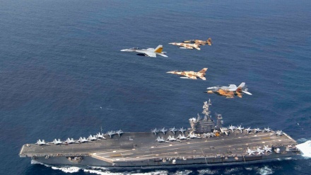 Largimi i aeroplanmbajtëses amerikane nga Lindja e Mesme