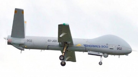 La Resistenza palestinese ha abbattuto il drone Hermes 900 del regime sionista 