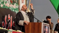 تشییع پیکر دو شهید حادثه تروریستی کرمان در مشهد مقدس